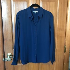 Uniqlo WOMEN RAYON LONG SLEEVE BLOUSE